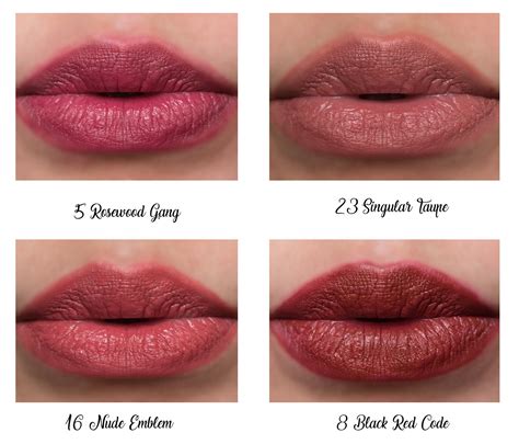 ysl lip stain tatouage swatches|ysl tattoo couture lip stain.